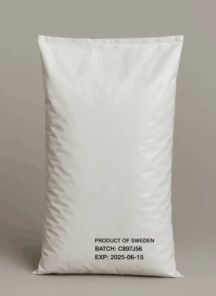 Produktmärkning bläckmärkning plastsäck big bags
