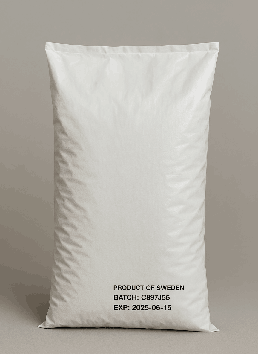 Produktmärkning bläckmärkning plastsäck big bags