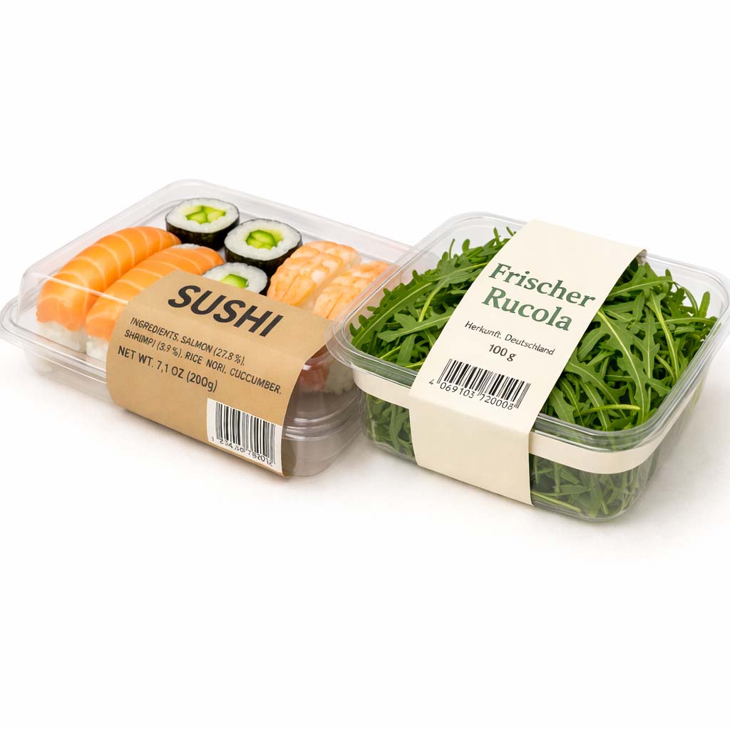 C wrap d wrap etikettering