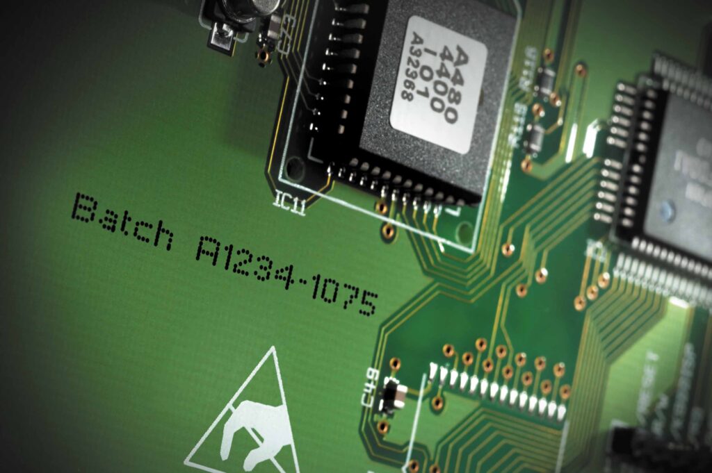 märkning elektronik kretskort produktmärkning