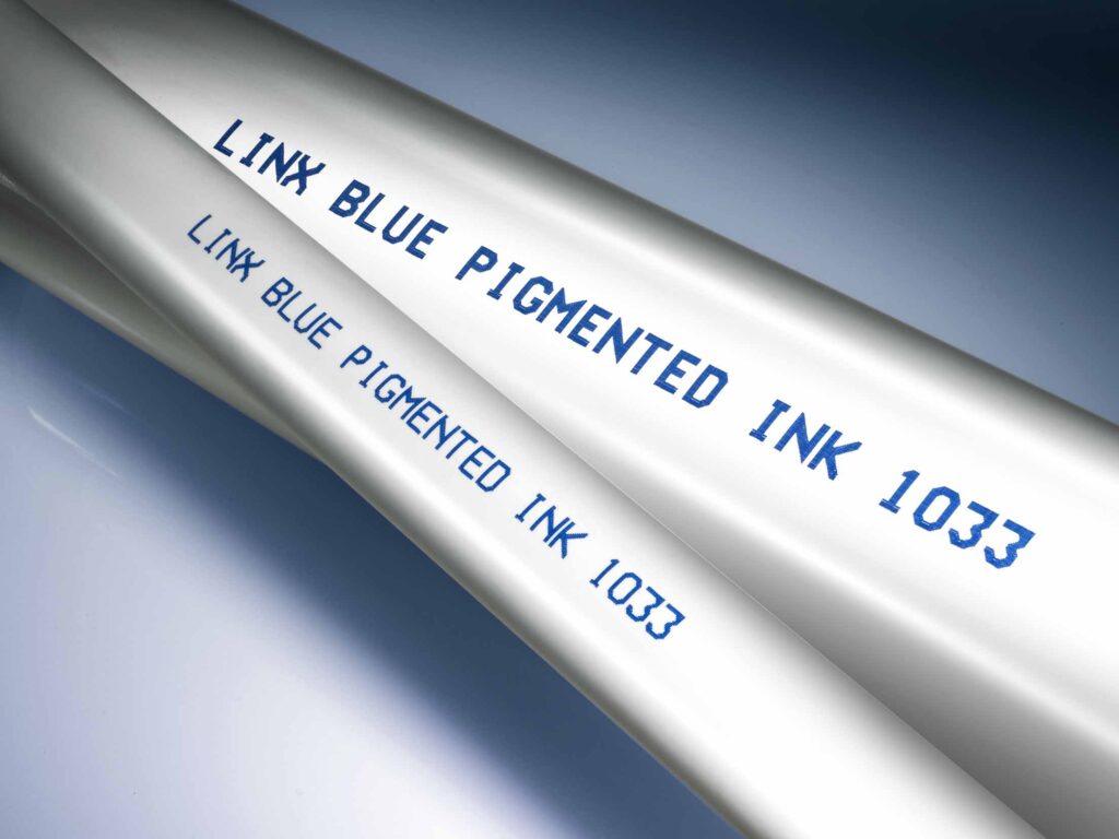 CIJ plaströr märkning bläck