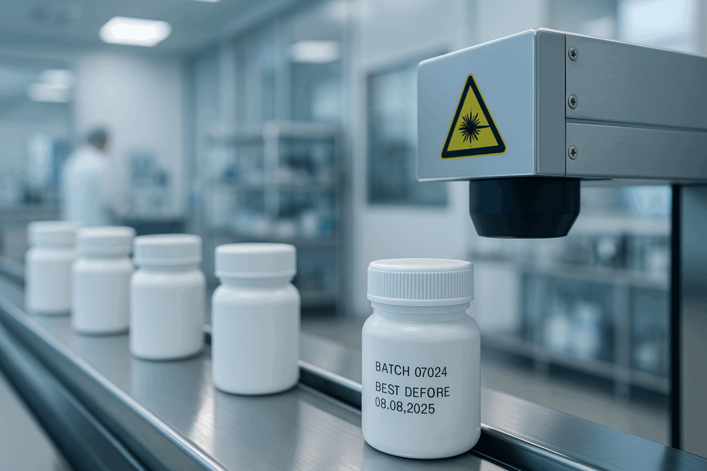 pharma produktmärkning märkning på tablettask läkemedel