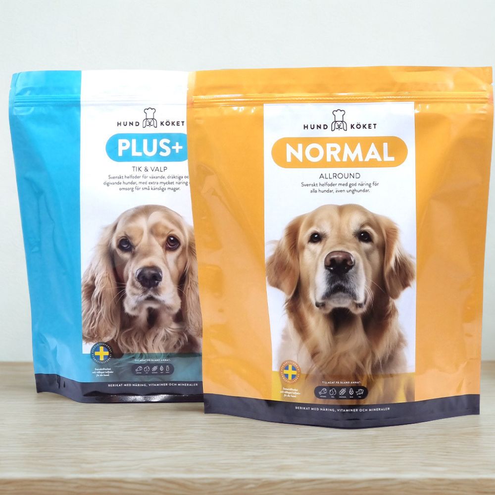 Förpackningar till produkter - Hundfoder