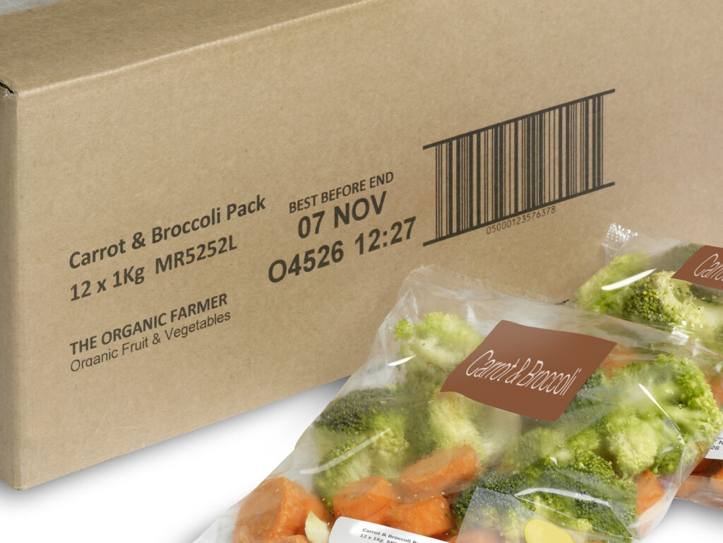 Industriell bläckstråleskrivare - Storskriftsmärkning på kartong