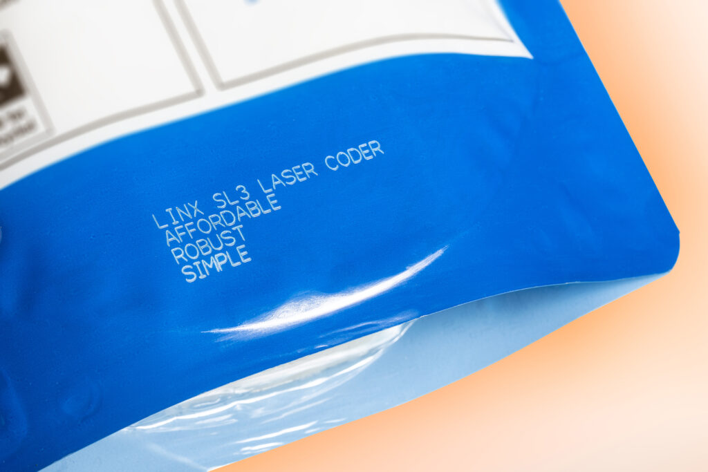 märkning livsmedel förpackning batchnummer bäst-före produktmärkning lasermärkning