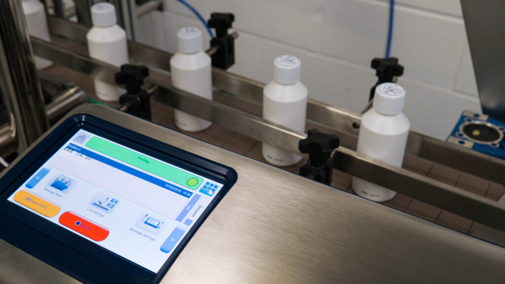 märkning kork försegling batchnummer bäst-före produktmärkning