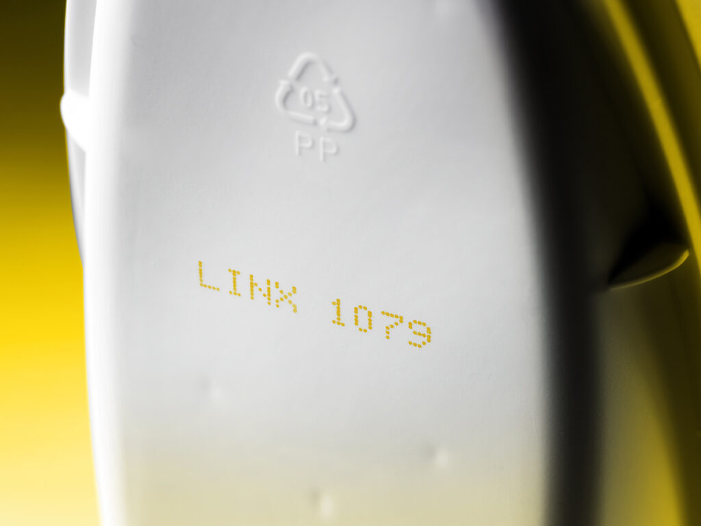 produktmärkning bläck plast pp