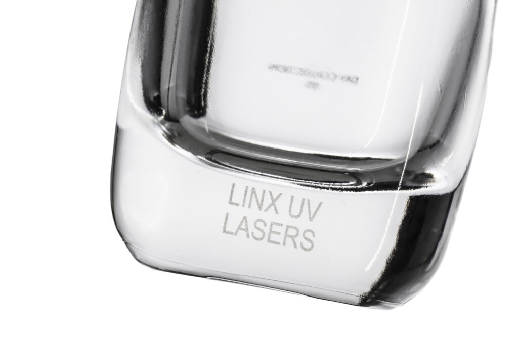 produktmärkning lasermärkning läkemedelsflaska pharma