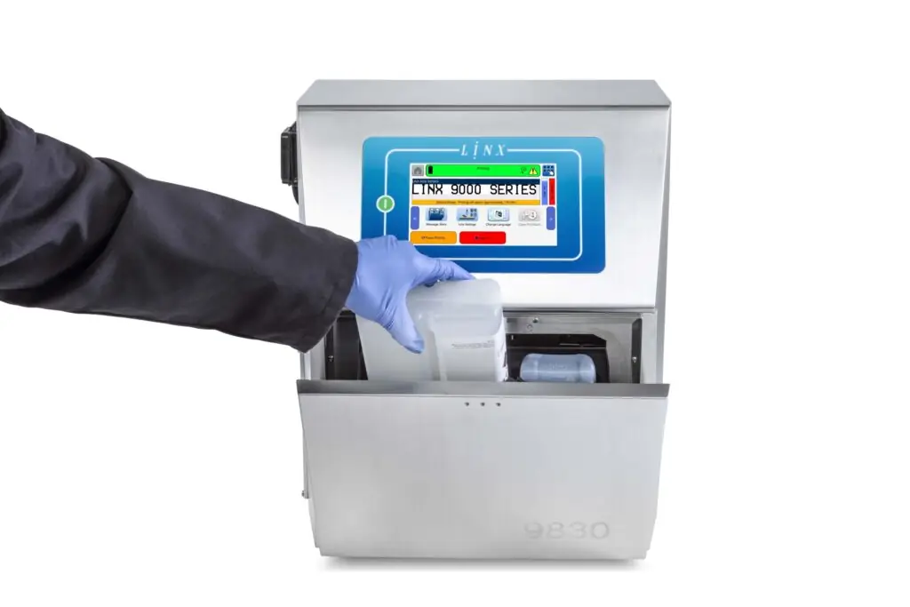 CIJ - byte av bläck och solvent