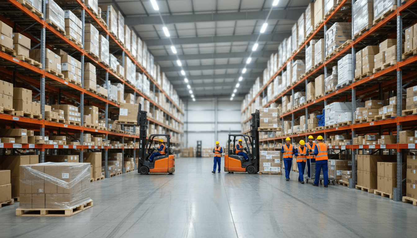 lager och logistik produktmärkning spårbarhet