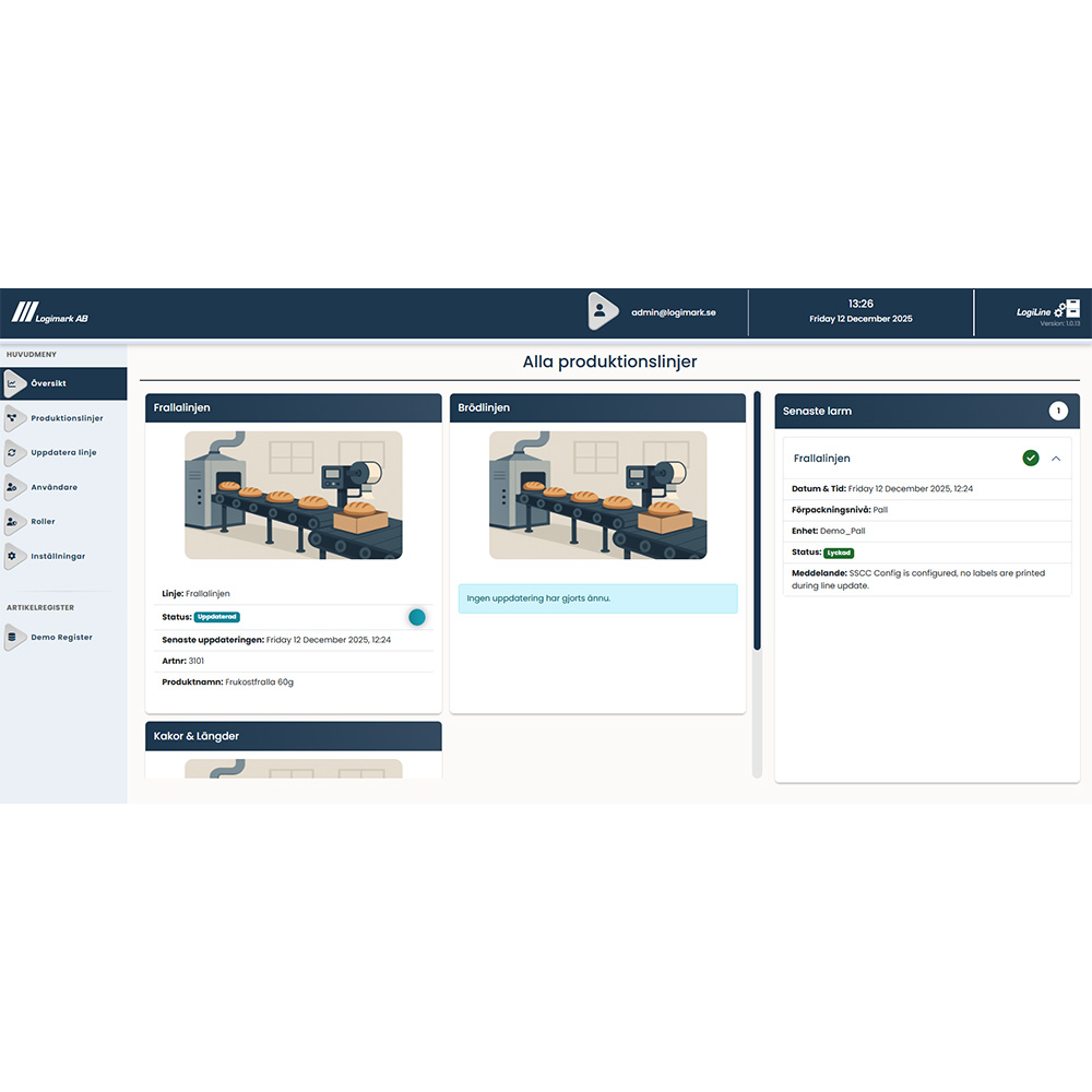 Logiline - Ultimata mjukvaran för produktmärkning