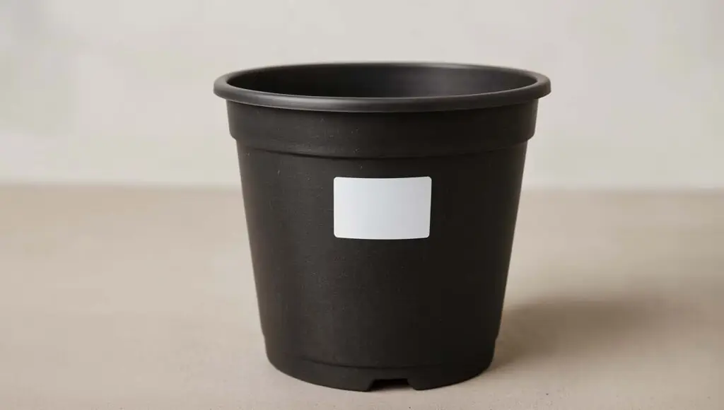 Produktmärkning etikettering plastkruka