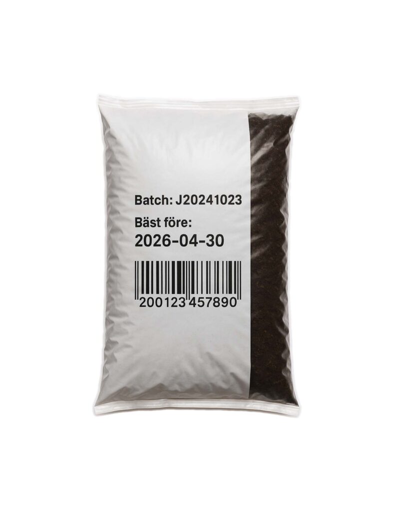 Produktmärkning termotransfer plastsäck big bags TTO märkning