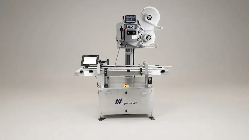 Specialmaskin Weber 4050 - etikettering av mattråg