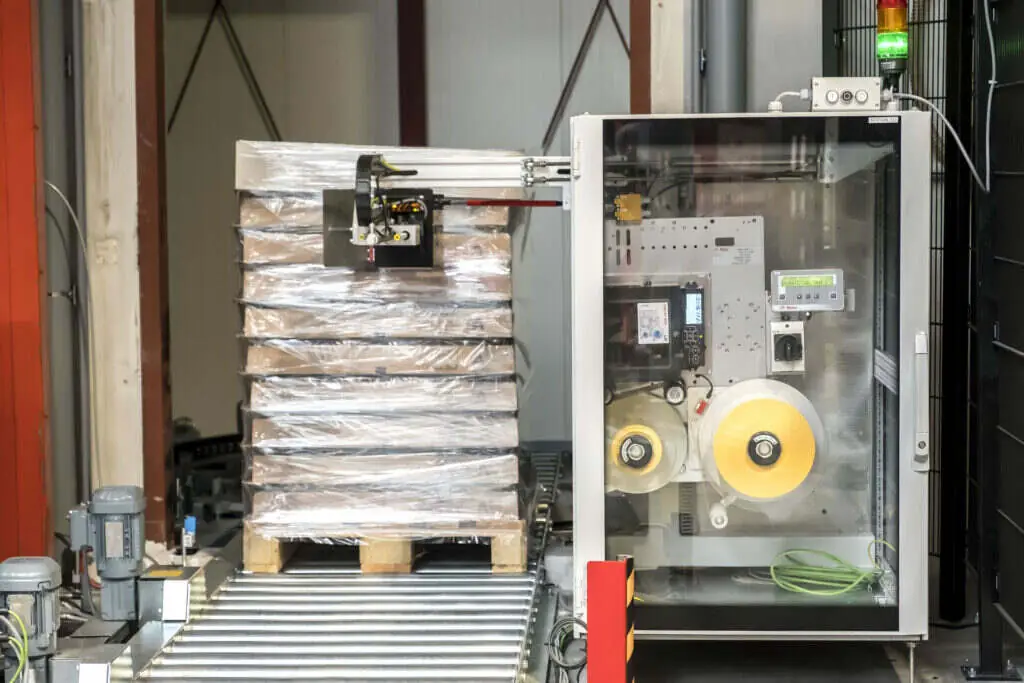 AP182 pallmärkare palletikettering märker på pall