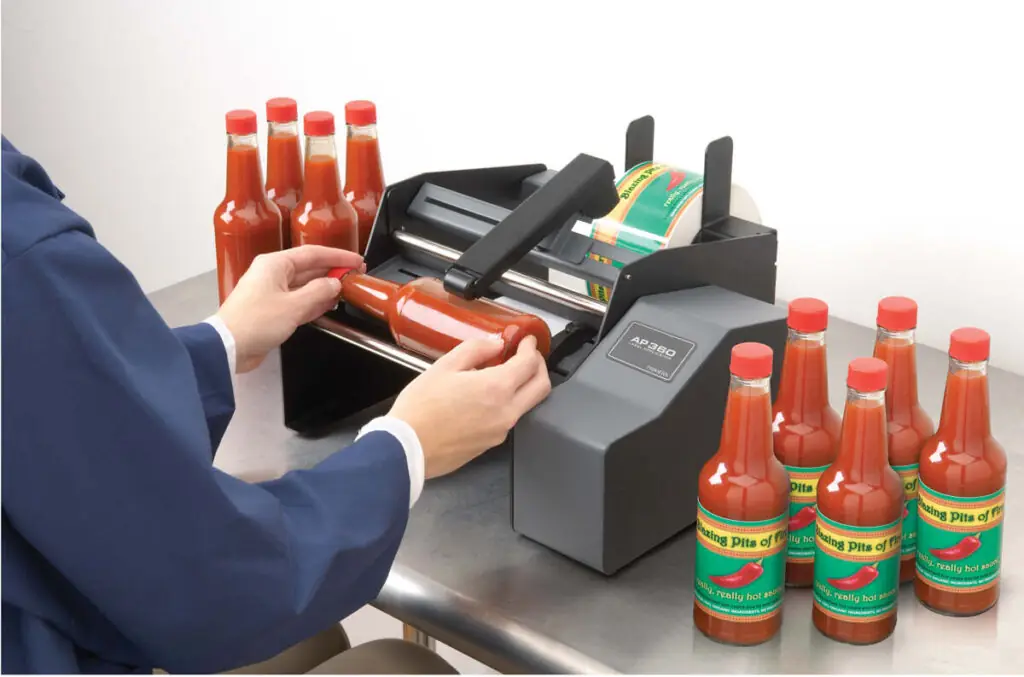 AP360 halvautomatisk etikettdispenser