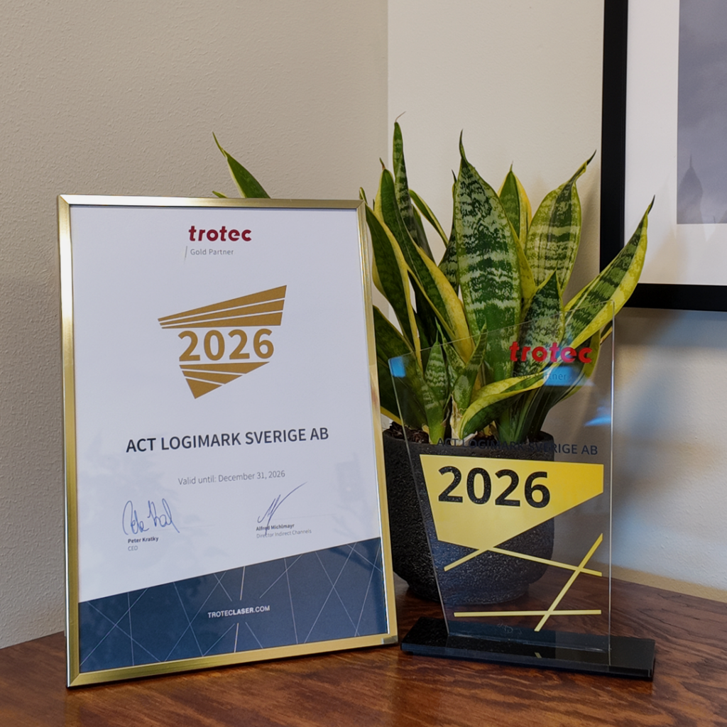 Bild på Trotec Gold Partner Diplom 2026