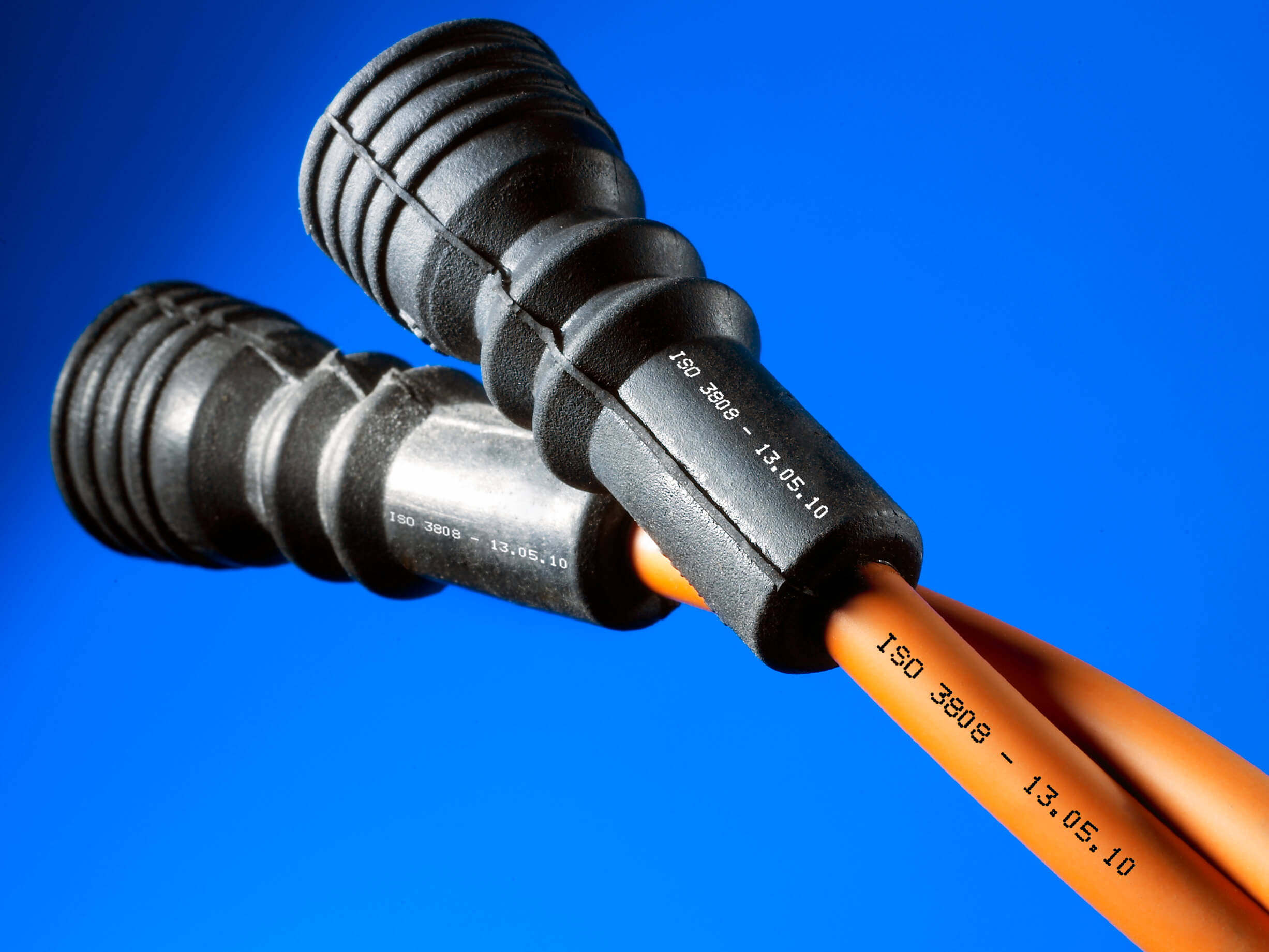 Produktmärkning bläckmärkning kablar gummipackning