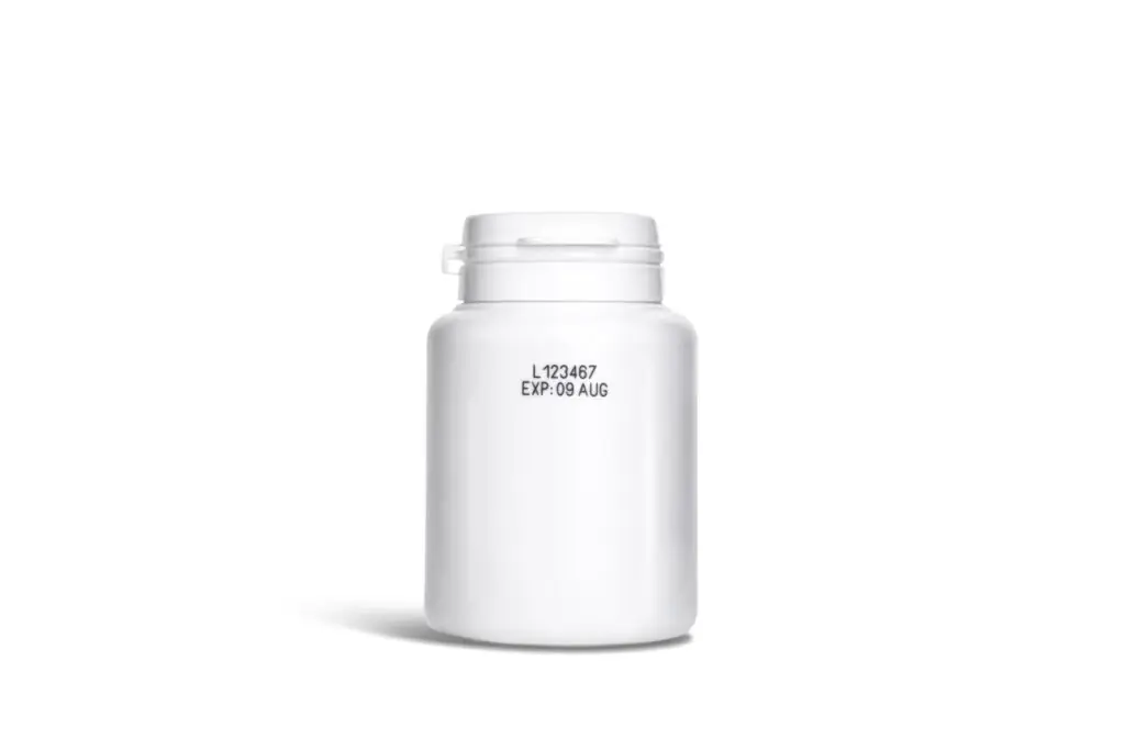 Pharma produktmärkning på tablettask läkemedel