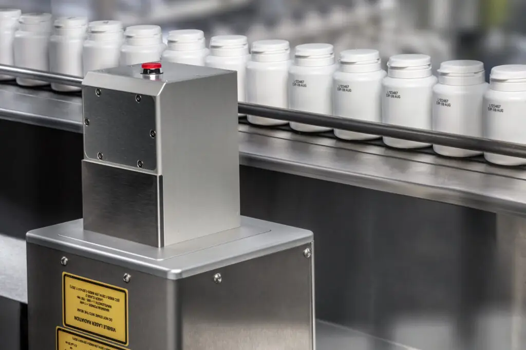 Pharma produktmärkning på tablettask läkemedel