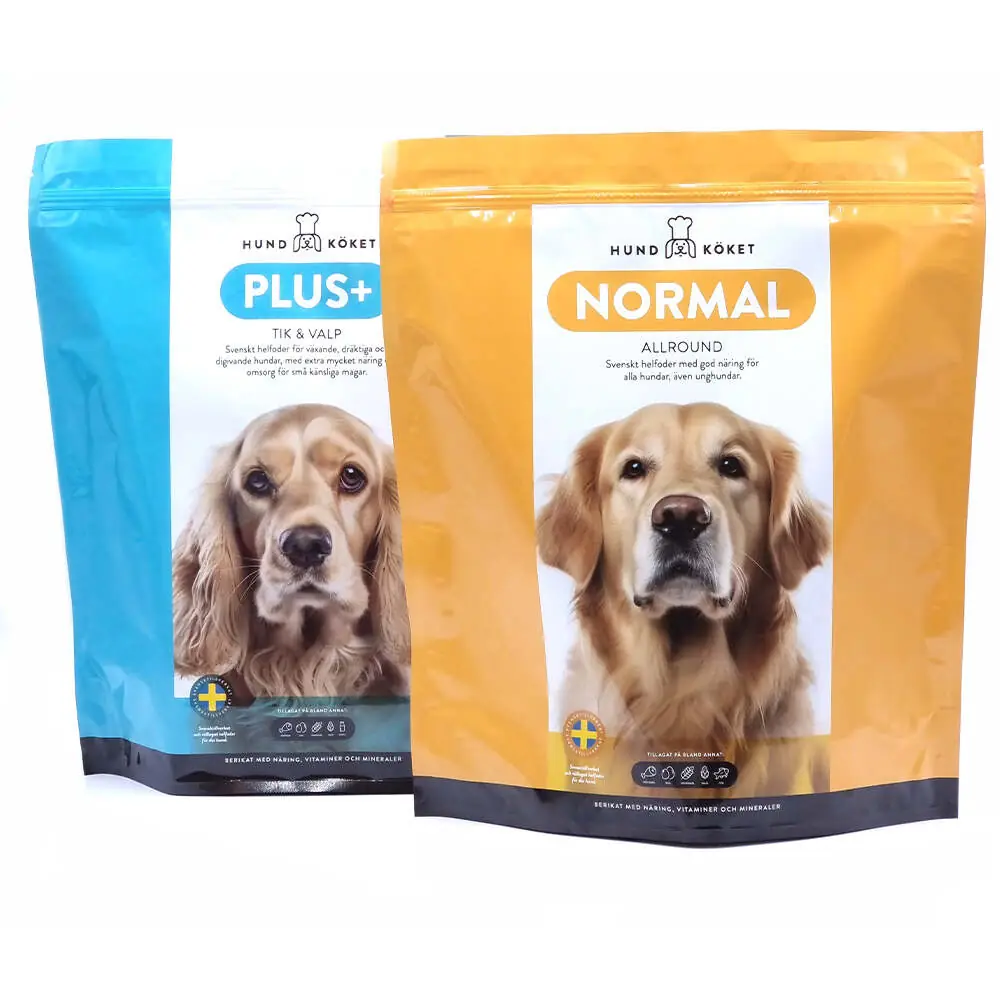 Förpackningar till produkter - Hundfoder