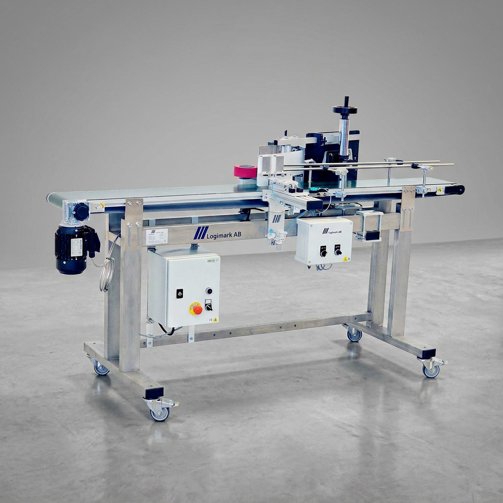 Etiketteringsmaskin flaskor