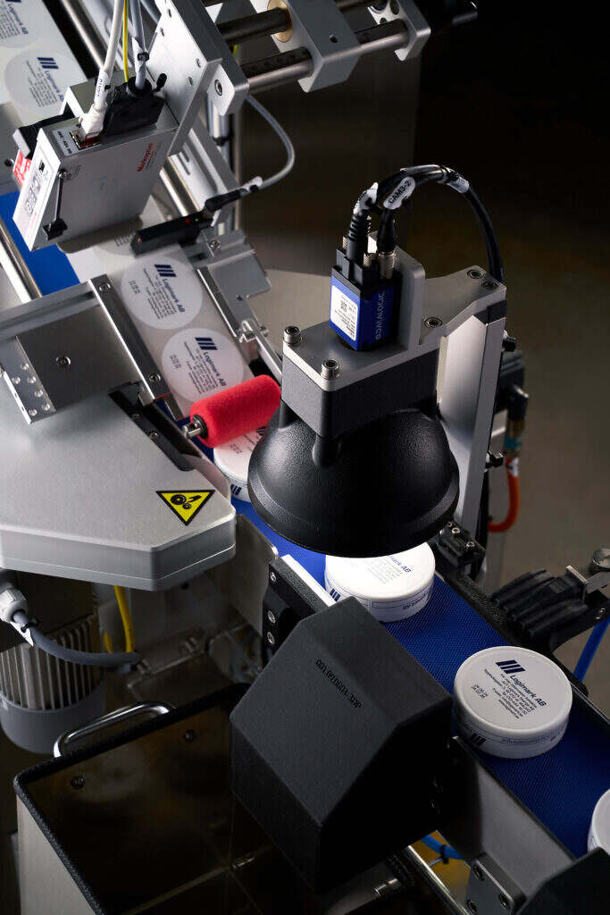 Snusmaskin - LMS Dosetiketteringsmaskin etikettering snusdosor