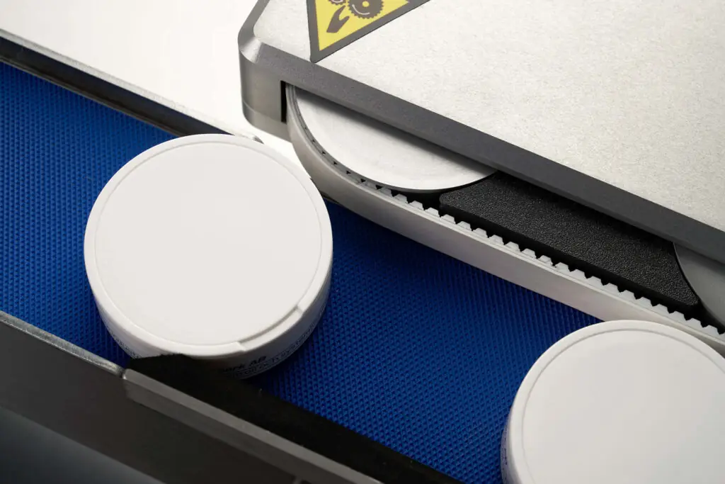 Snusmaskin - LMS Dosetiketteringsmaskin etikettering snusdosor