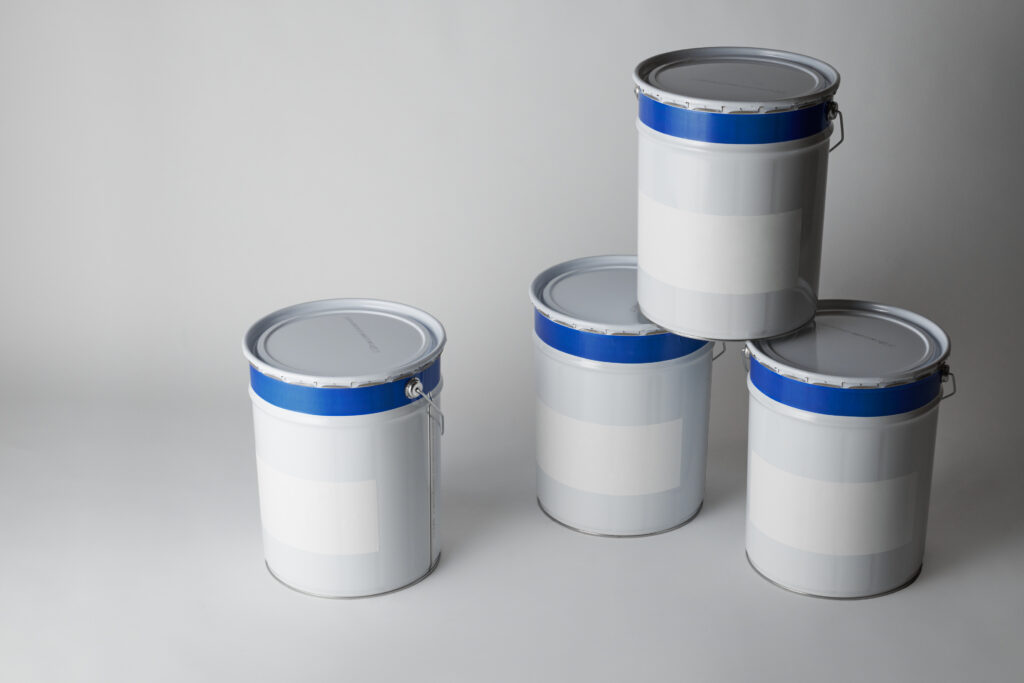 Specialmaskin hinketiketteringsmaskin hinkar