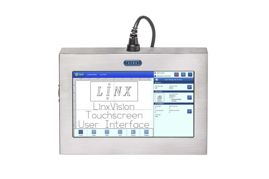 Lasermaskin Linx FSL20/50 panel