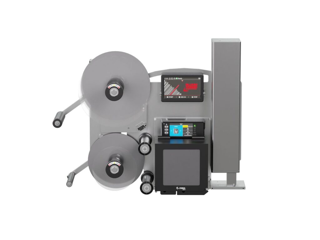 Etiketteringsmaskin - Perfekt för applicering av etiketter i produktionslinjen