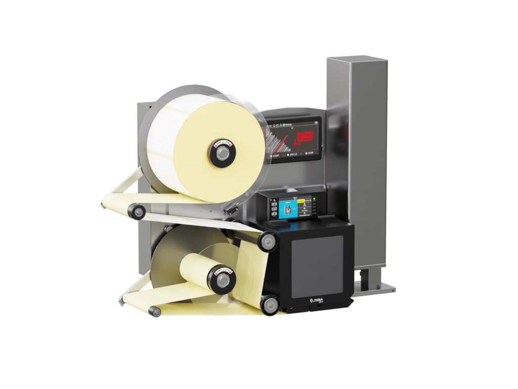 Etiketteringsmaskin - Perfekt för applicering av etiketter i produktionslinjen