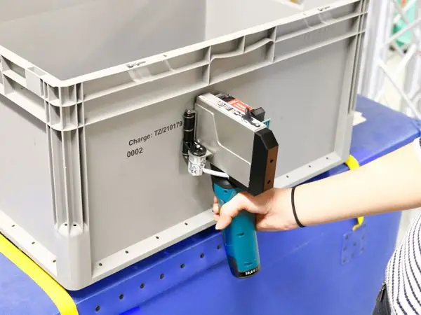 Industriell bläckstråleskrivare - Handhållen X1 Jet Weber