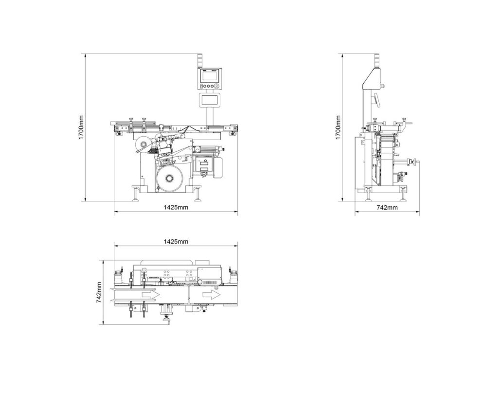 Geset 212 print & apply etiketteringsmaskin