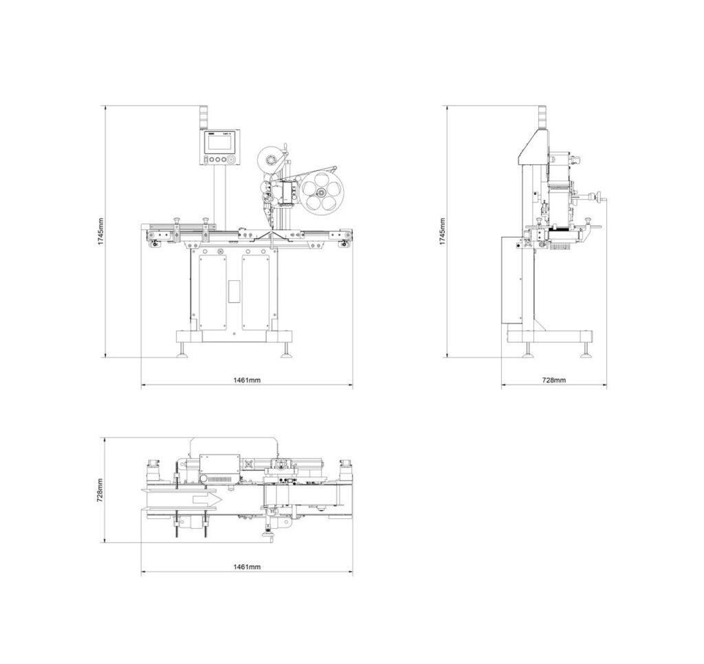Geset 218 print & apply etiketteringsmaskin