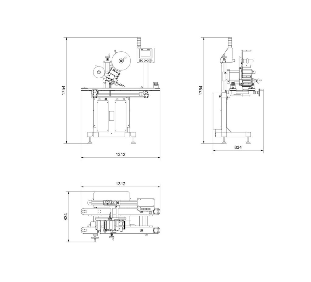 Geset 241 print & apply etiketteringsmaskin