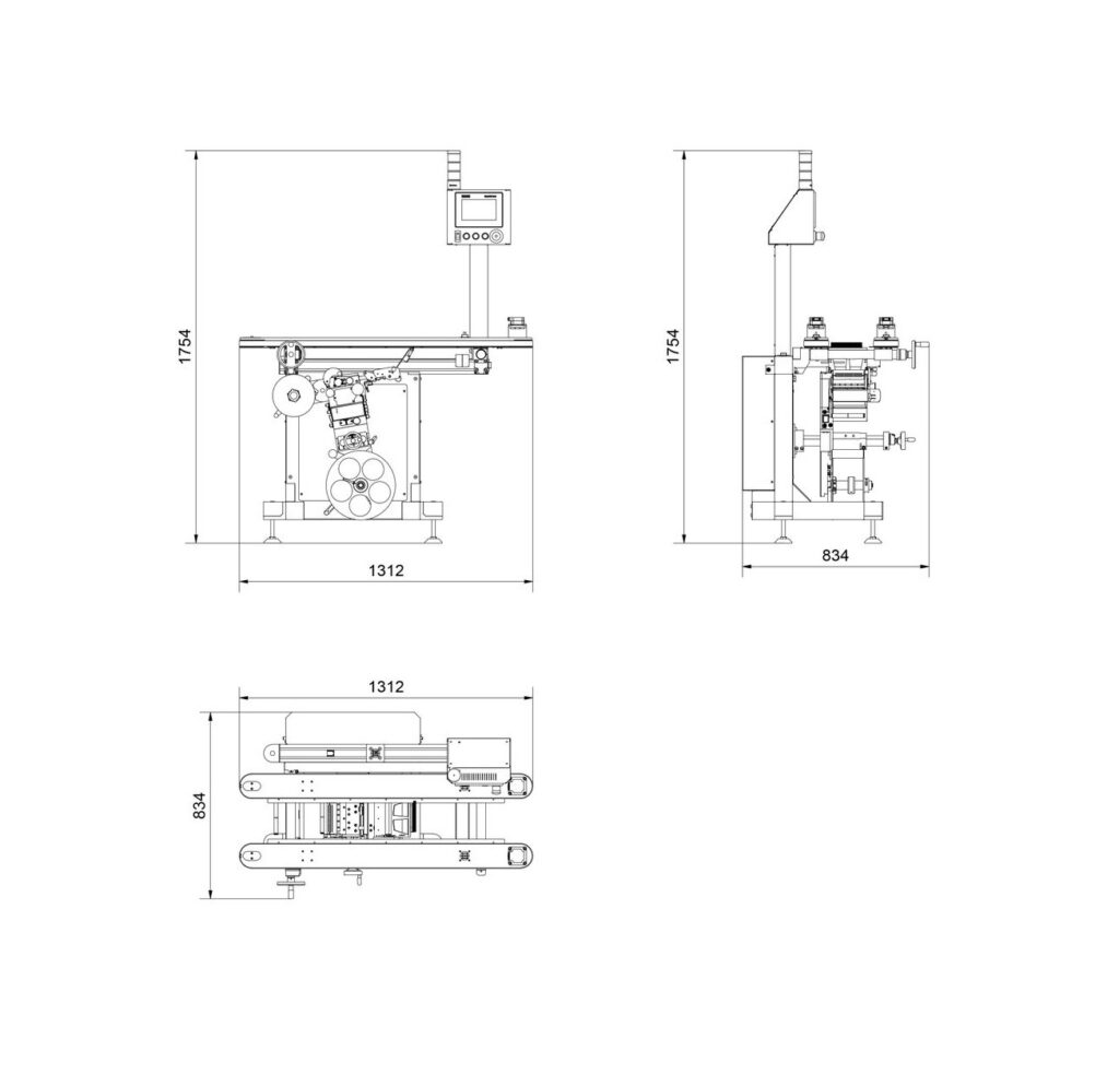 Geset 242 print & apply etiketteringsmaskin