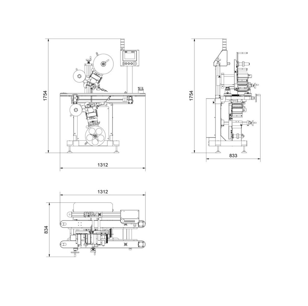 Geset 247 print & apply etiketteringsmaskin