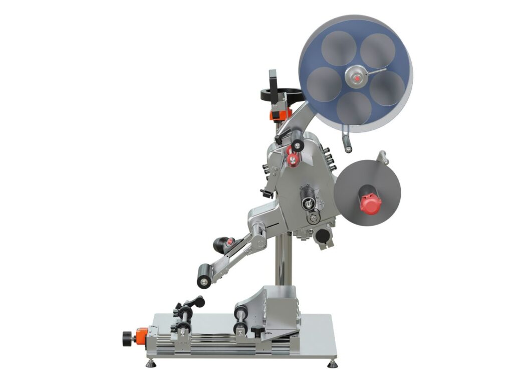 Etikettmaskin flaskor - Geset 141 etikettering flaska rund wrap around