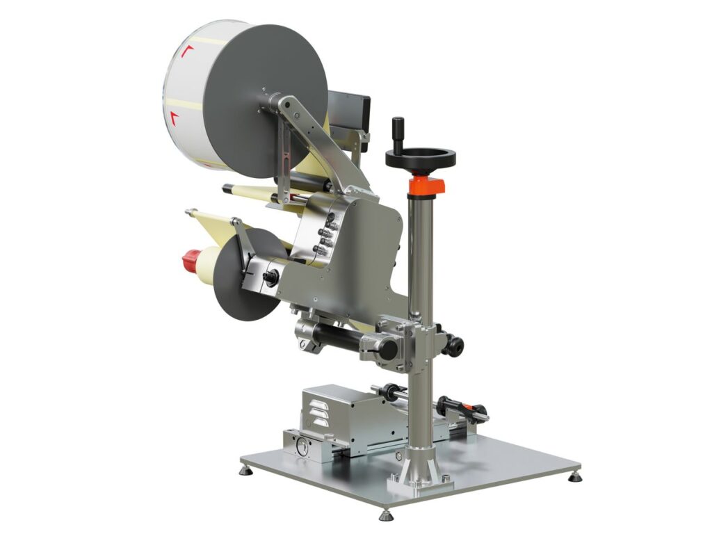 Etikettmaskin flaskor - Geset 141 etikettering flaska rund wrap around