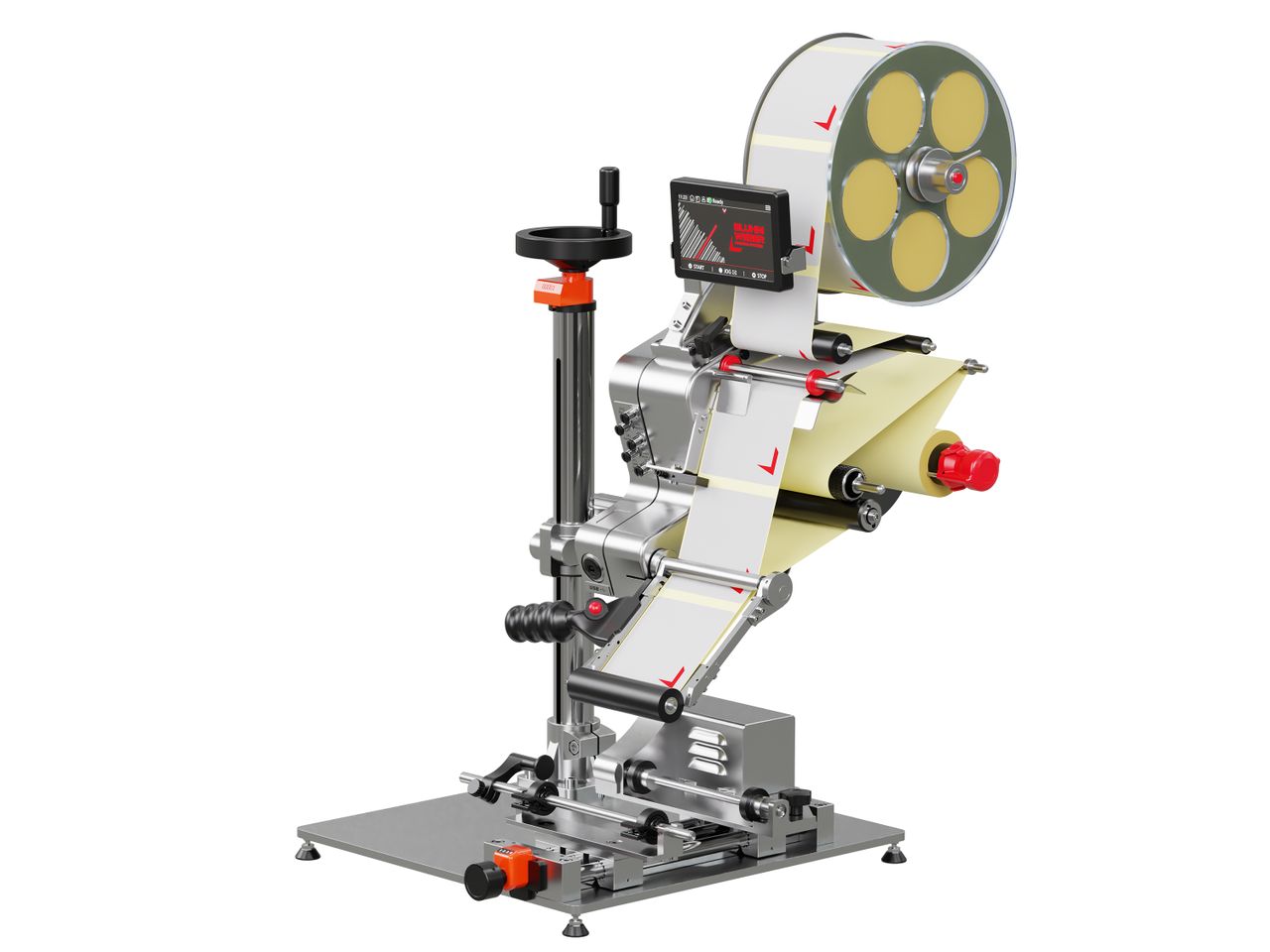 Etikettmaskin flaskor - Geset 141 etikettering flaska rund wrap around