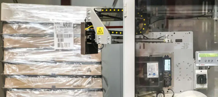 Weber Ap182 pallmärkare palletikettering