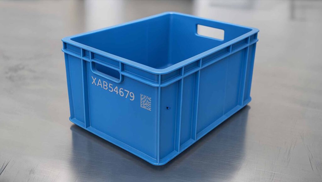 lasergravering plastlåda plastmaterial plastbackar lasermärkning gravering