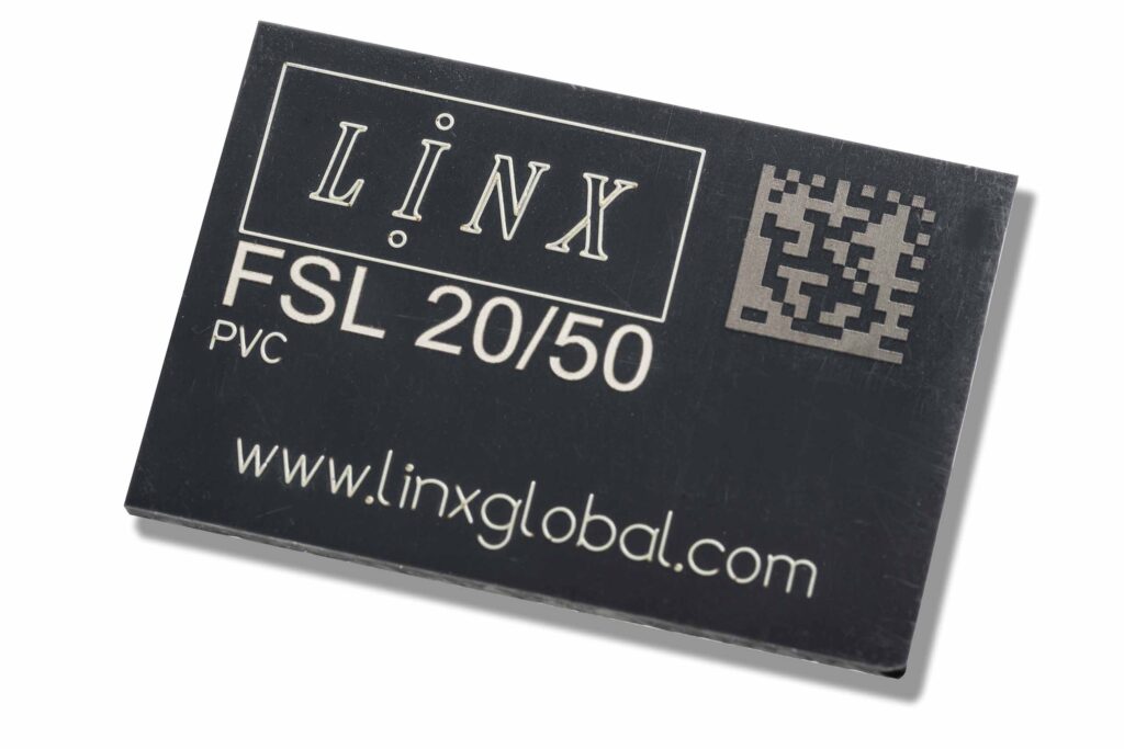 plastprofil märkning laser plastyta